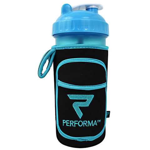 Fitgo Shaker Cup Holder, Turquoise And Black , 28 oz.
