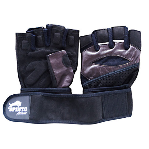 Spinto Usa, Llc Men's Workout Glove W/ Wrist Wraps