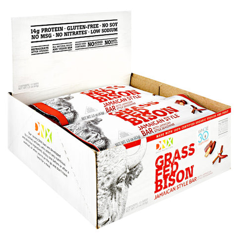 Dnx Bars Grass Fed Bison Bar
